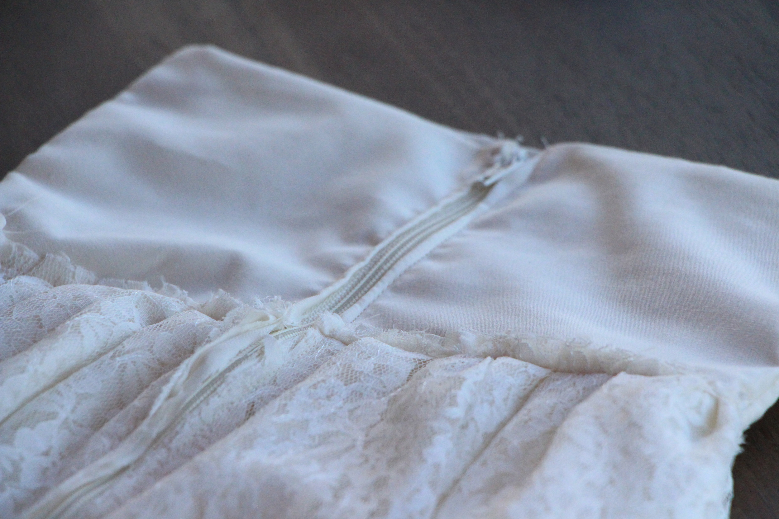 DIY Little Lace Dress via Needles + Leaves